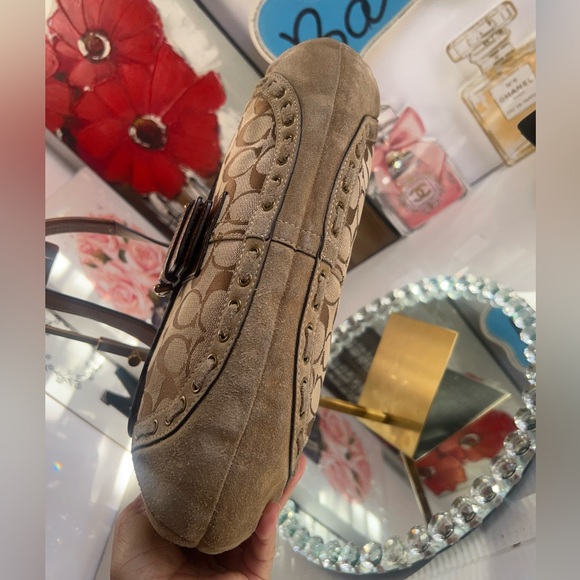 COACH Soho Studs Suede Mix Shoulder bag - Picture 9 of 15